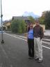 Fussen Train Station - German Alps in Background