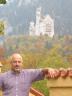 George in front of Neuschwantstein