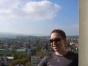 Clare at the top of Konstanz Munster Steeple