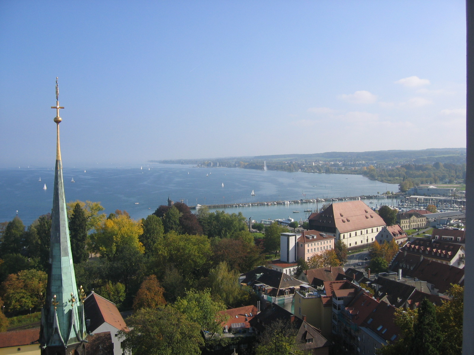 Looking out at Lake Konstanz