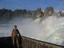 Dennis looking handsome at Rhinefalls