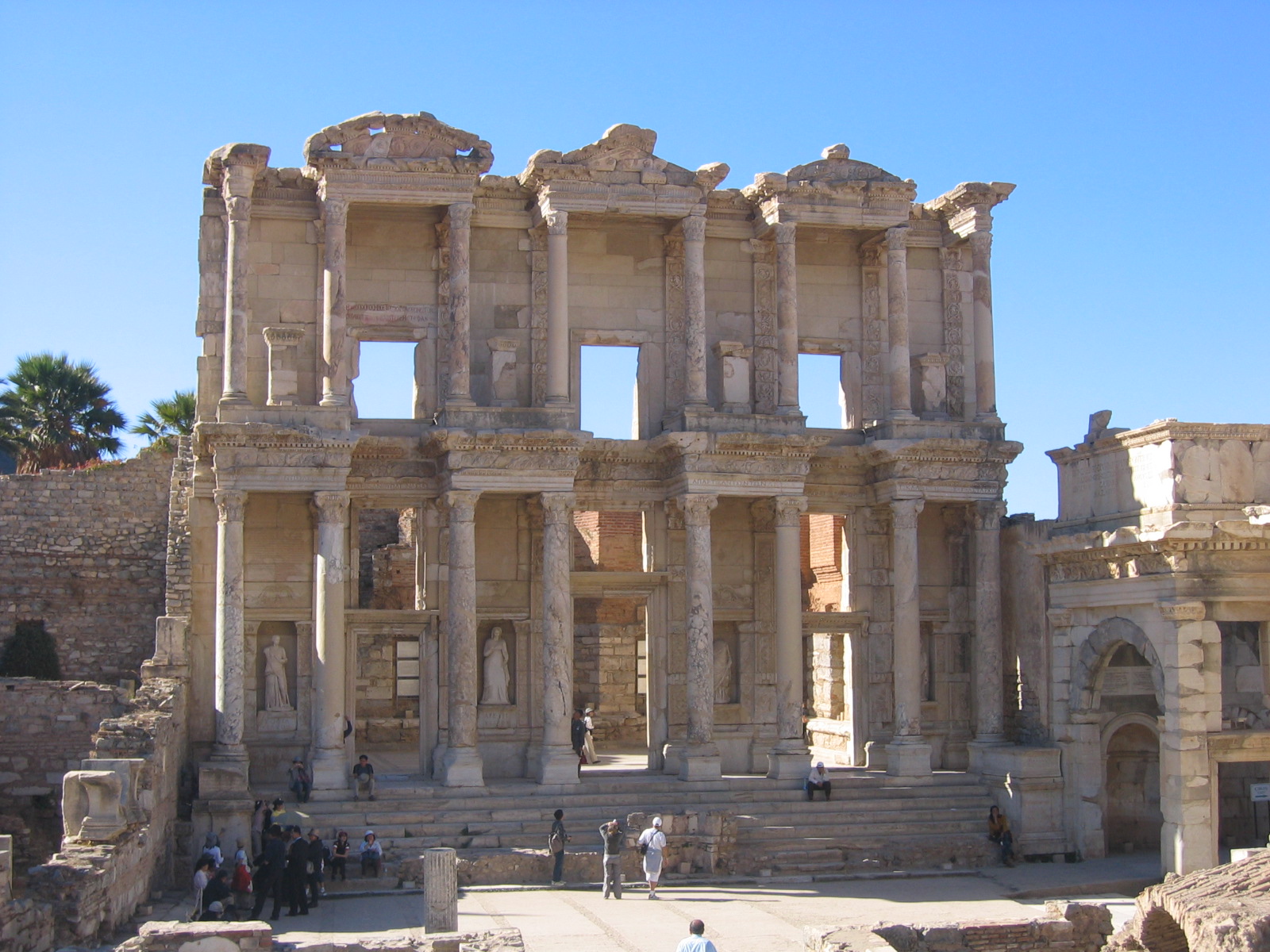 The Library at Ephesus-it was 2nd only to the Library in Alexandria!