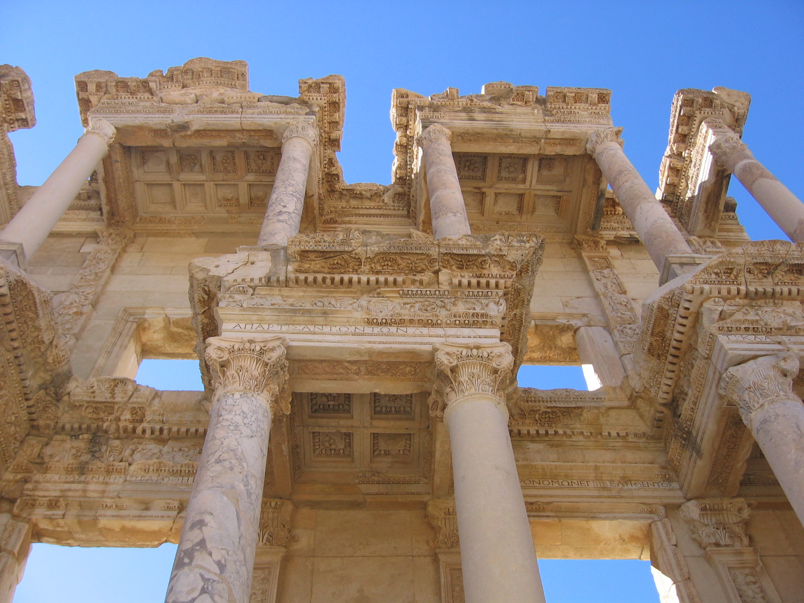 The Library in Ephesus, Up Close & Personal